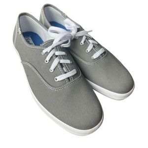 NWOB Canvas Keds Women's Champion GRAY  Canvas Shoe size 7.5W